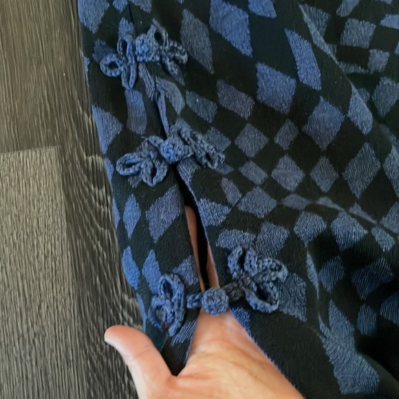 🌸NWT Hayley Menzies cherry blossom girl aw23 jacquard split skirt in abstract S - Picture 11 of 13